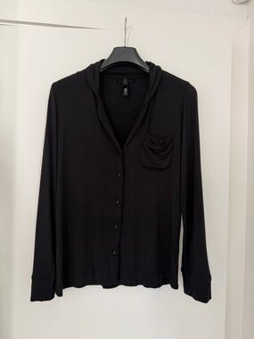 SKIMS Soft Lounge
Sleep long sleeve Shirt Top Black XS